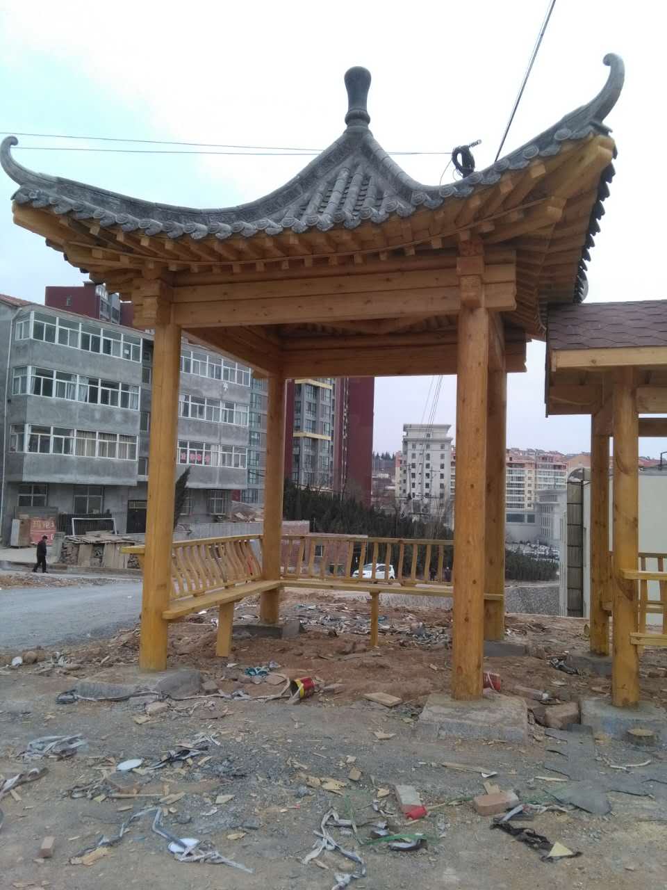 鄭州防腐木古建筑