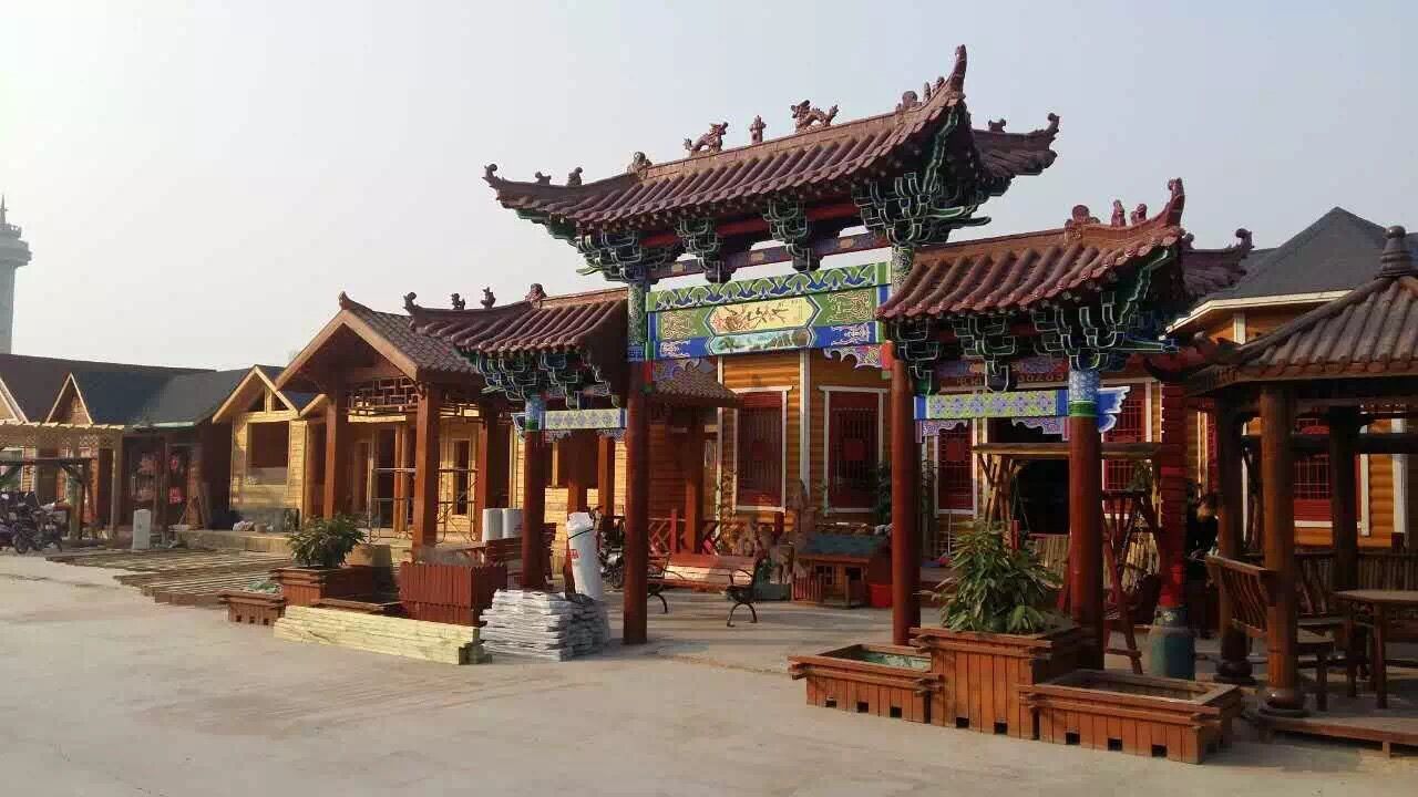 鄭州防腐木古建筑