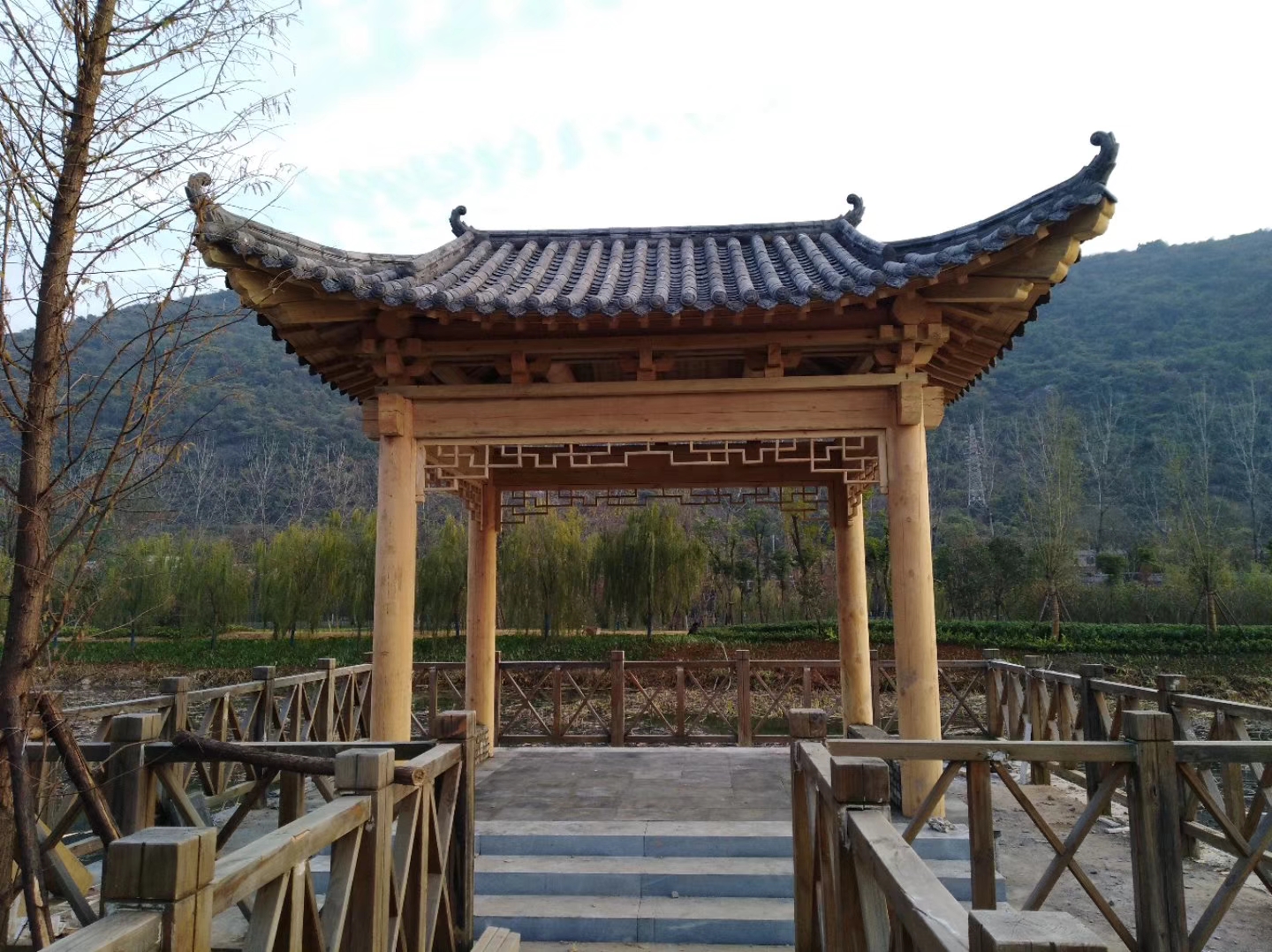 鄭州防腐木古建筑