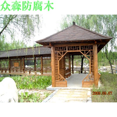 鄭州防腐木長廊