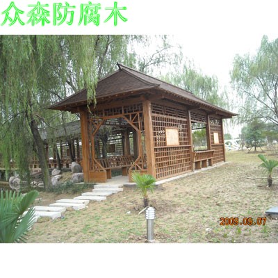 鄭州防腐木長廊