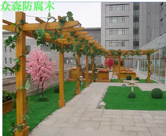 鄭州防腐木花架
