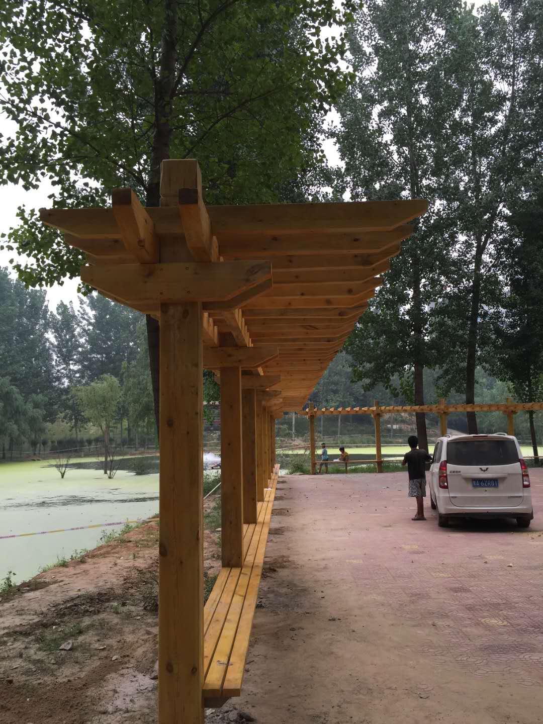 鄭州防腐木花架