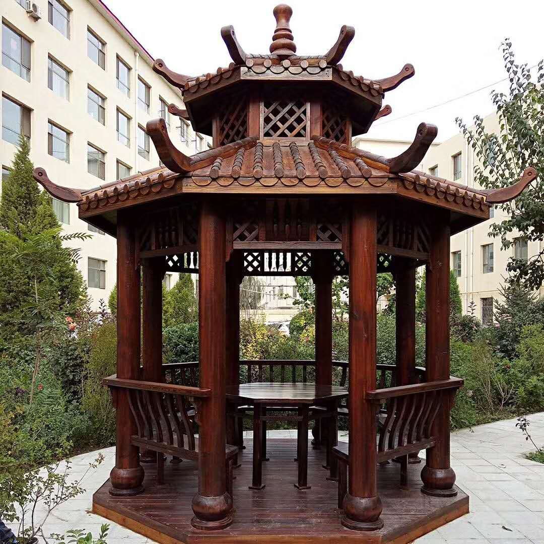 鄭州防腐木涼亭
