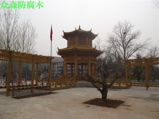 鄭州防腐木涼亭