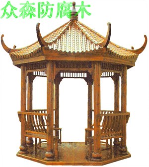 鄭州防腐木涼亭