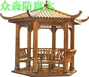 鄭州防腐木涼亭