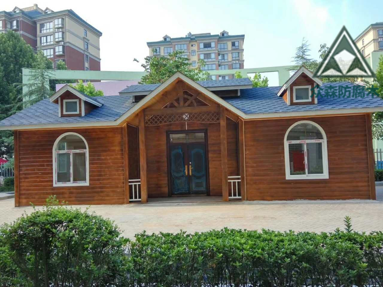 河南防腐木-木屋別墅