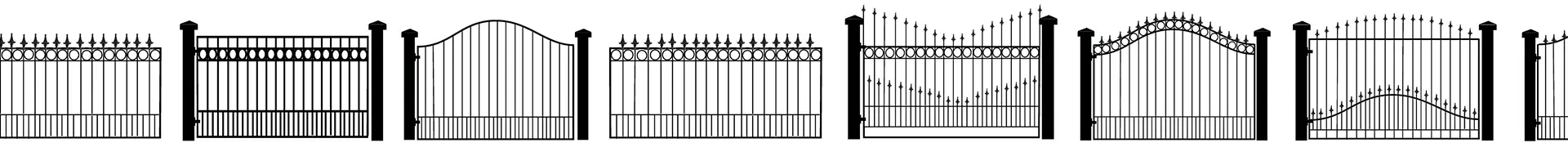 Aluminum Gate Styles